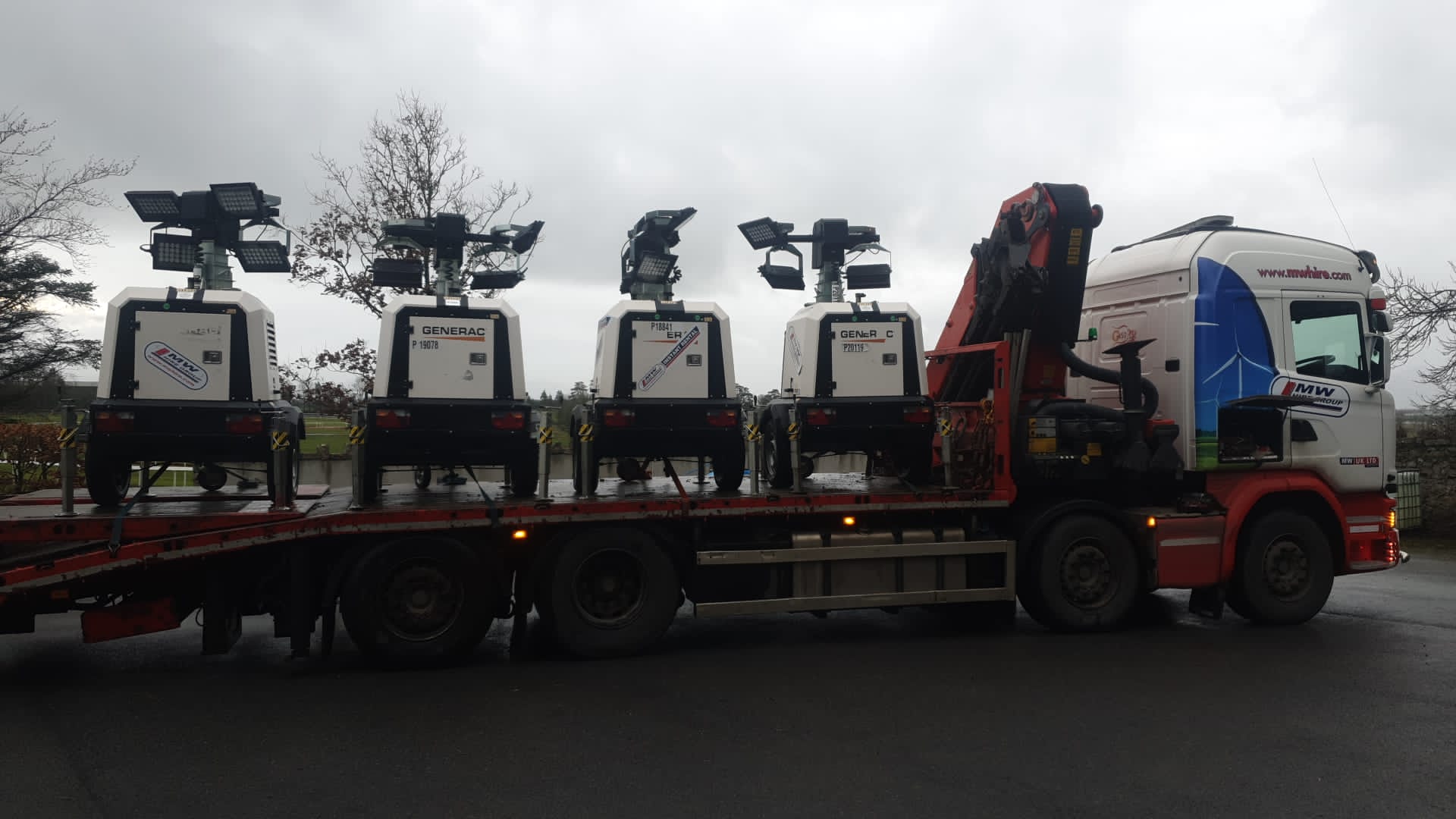 4x Ex Rental Generac V20 Lighting Tower SOLD.... Heading to the customer in Tipperary 
