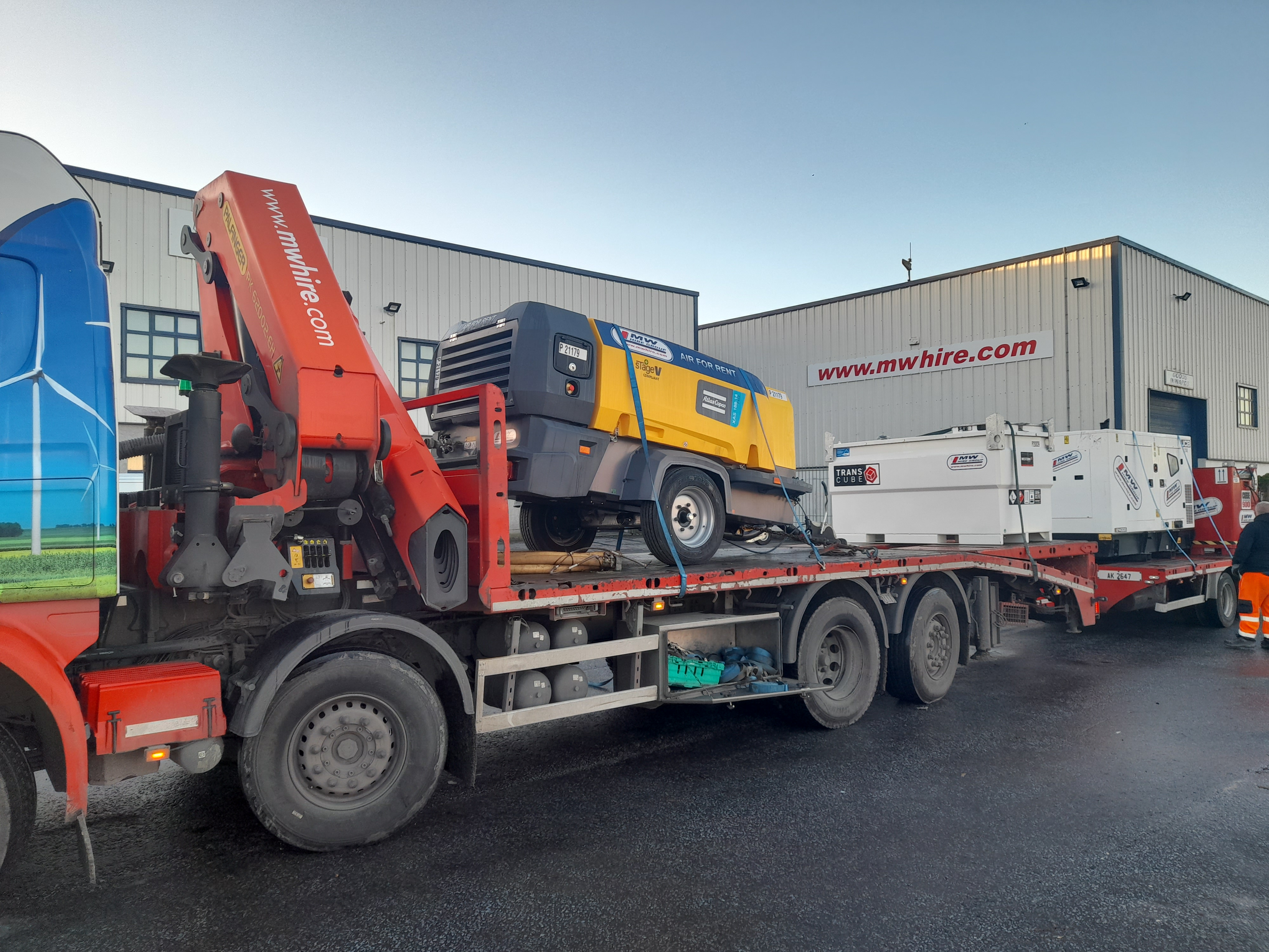 Load of Gear heading on hire to Dublin 