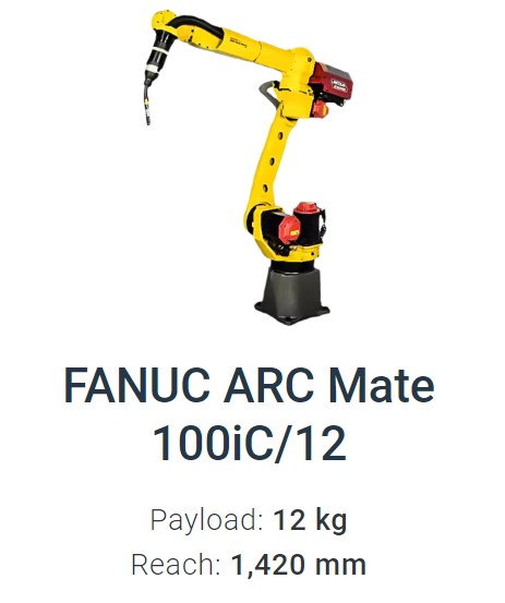 Fanuc Arc Mate 100iC/12 Data Sheet
