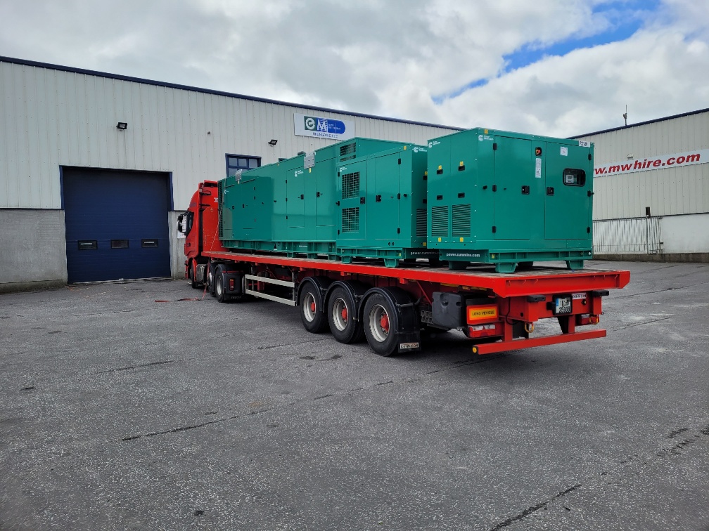 Full Load of New Cummins Generators SOLD.... Customer Collecting 