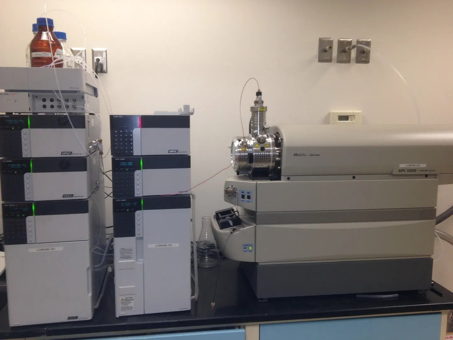 Sciex API 3200 LC-MS-MS system on the bench