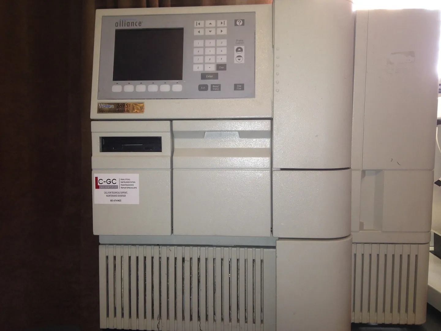 Waters Alliance HPLC system with an LC-GC Scientific service label