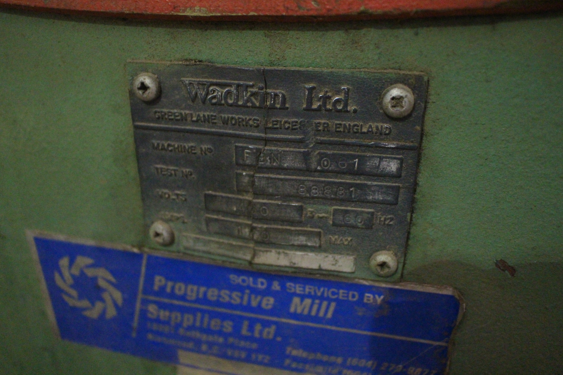 Past Auction- Mill Equipment Auction 