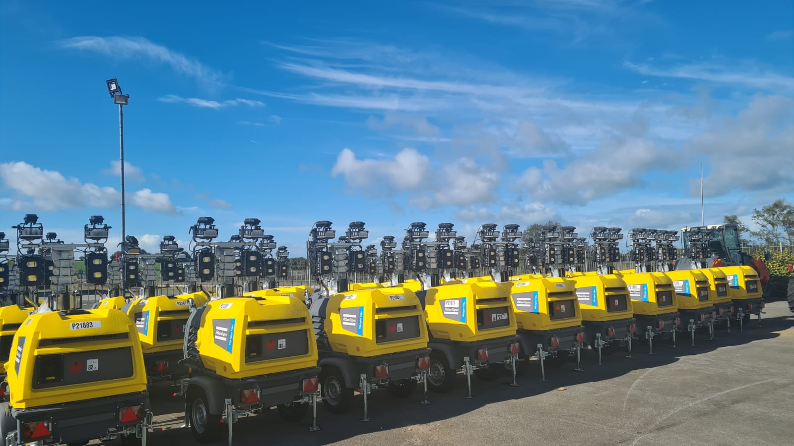 Big Package of NEW ATLAS COPCO HiLight 6+ Lighting Towers available for Hire and Sale