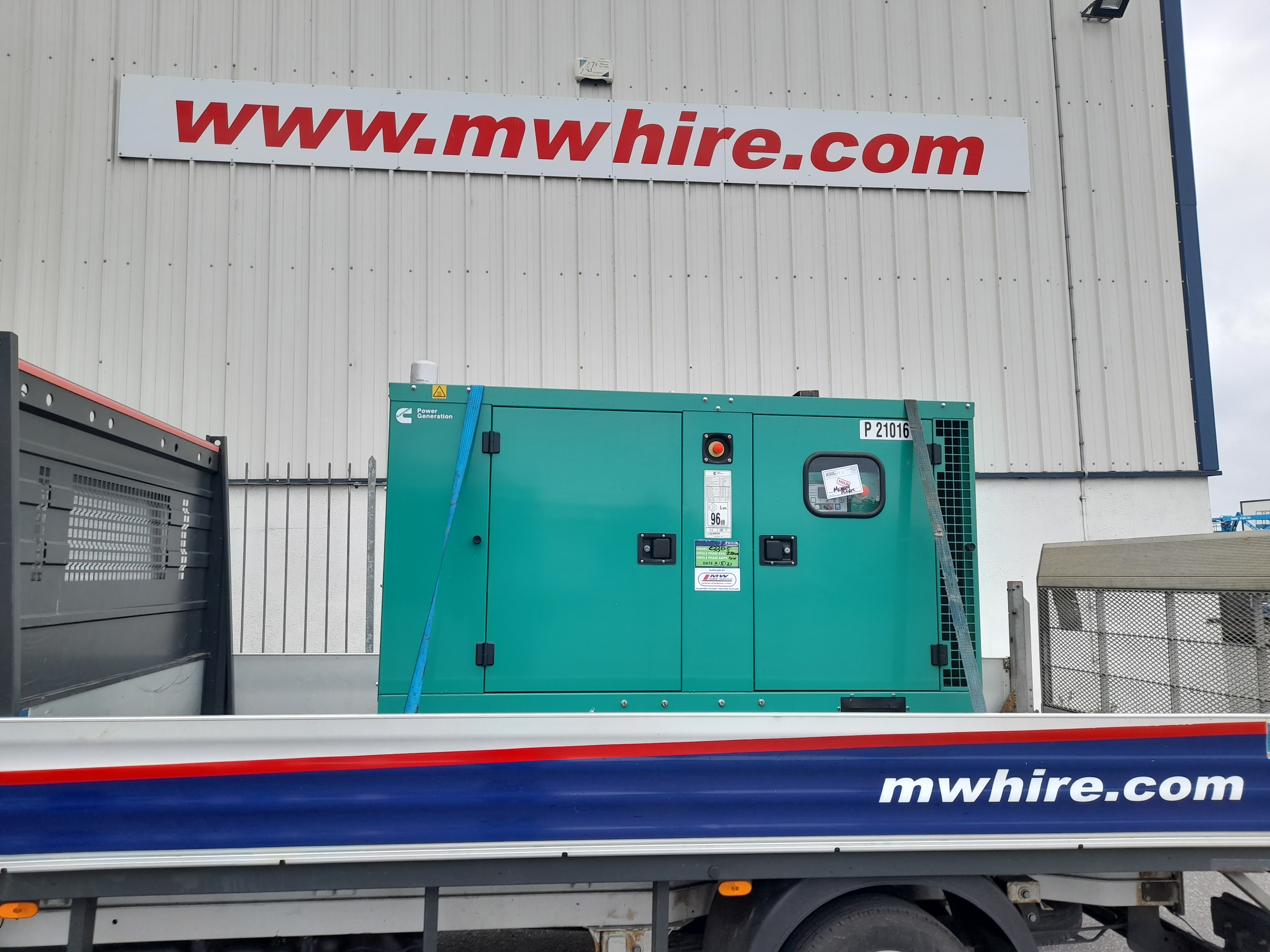 New Single Phase Cummins C33D5 Silent Generator SOLD... being delivered to site in Kildare 