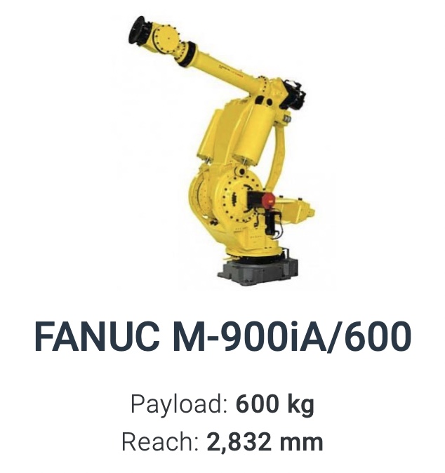 Fanuc M-900iA/600 Data Sheet M-Series