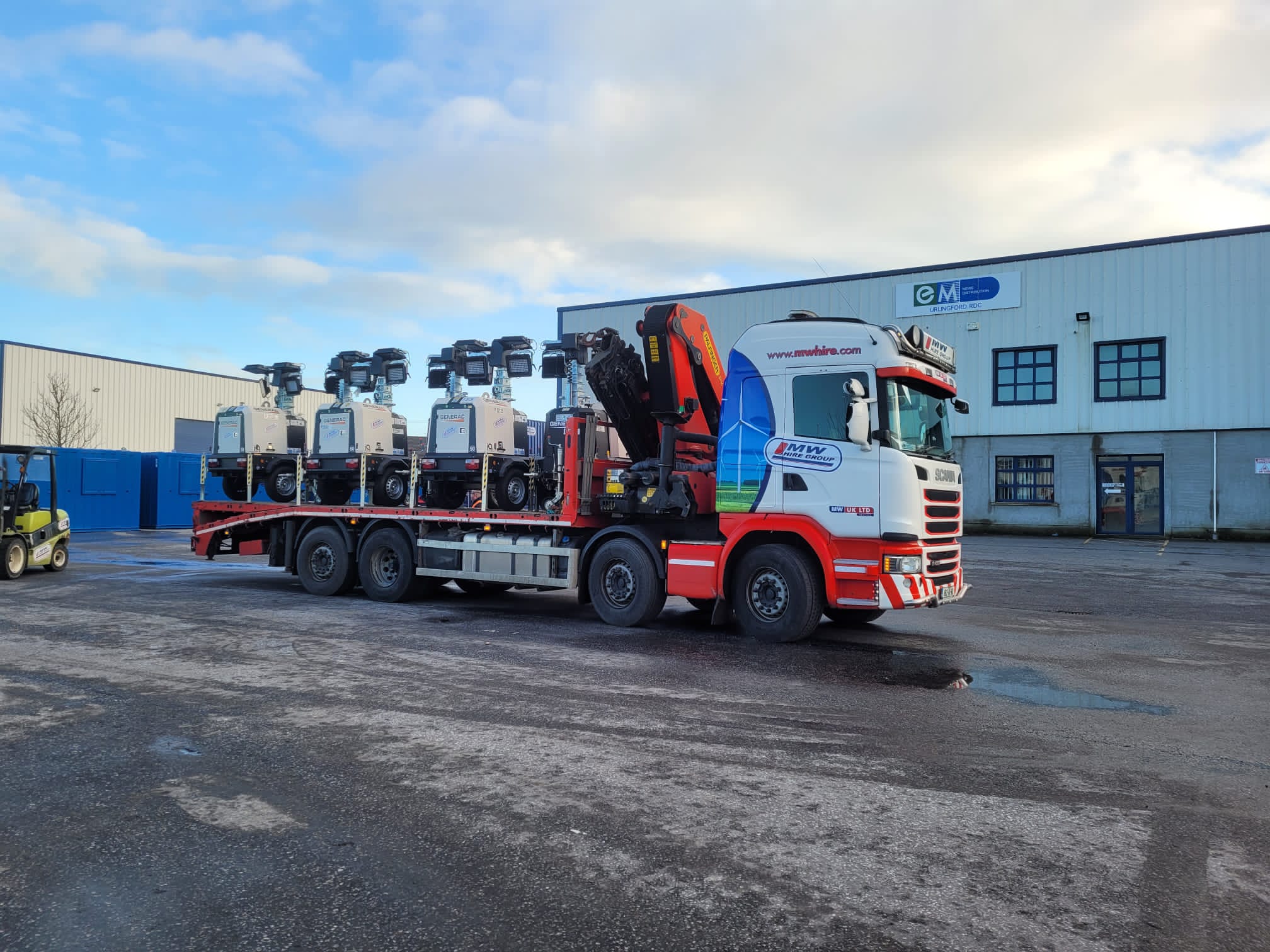 6x New Generac IQ20 Lighting Towers Heading on Hire to Tipperary 