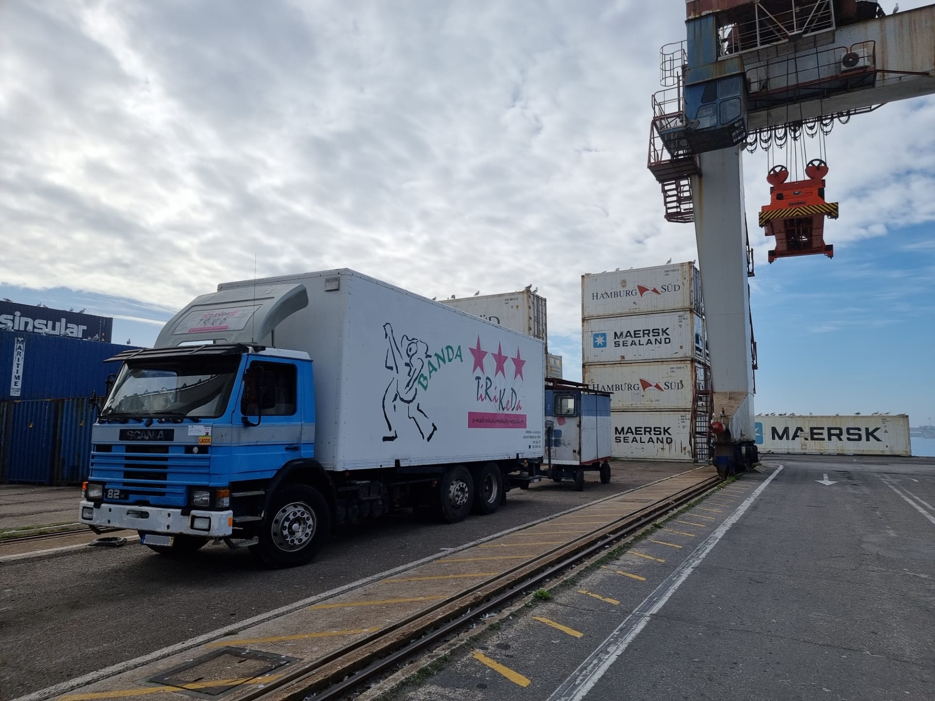 Grimaldi RoRo shipping from Portugal to Lagos - Nigeria.