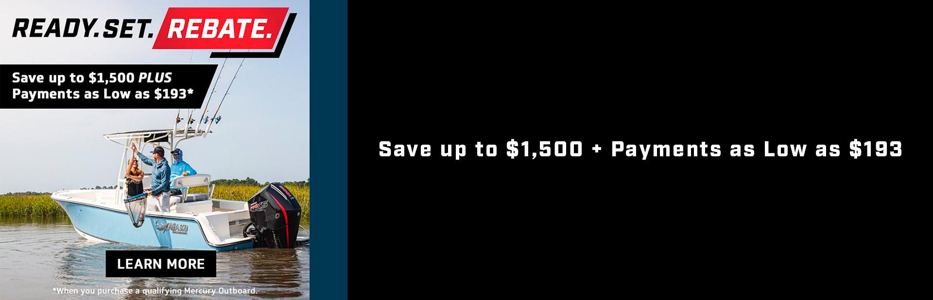 Save up to $1,500 + Payments as Low as $193 - Outboard Motors