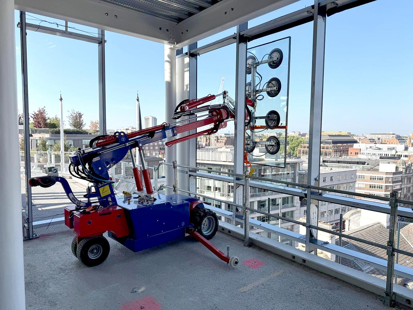 Glazing in Tight Spaces: Why Canopy and Confined-Site Jobs Need a Glazing Robot, Not a Crane