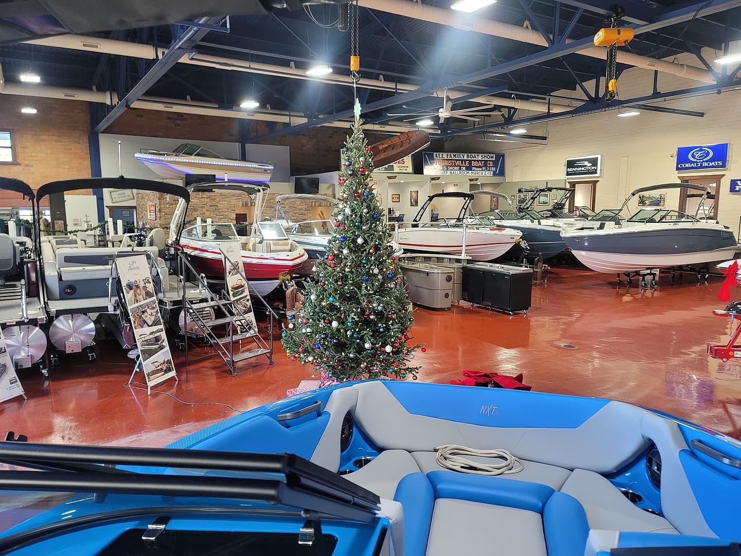 Clear Lake Boats showroom interior