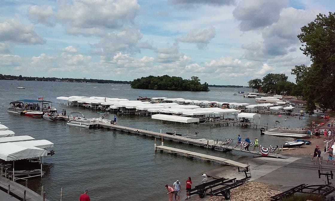 Clear Lake Boats facility aerial view