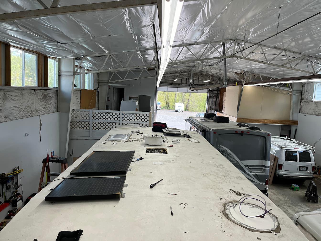 Roof replacement step 1