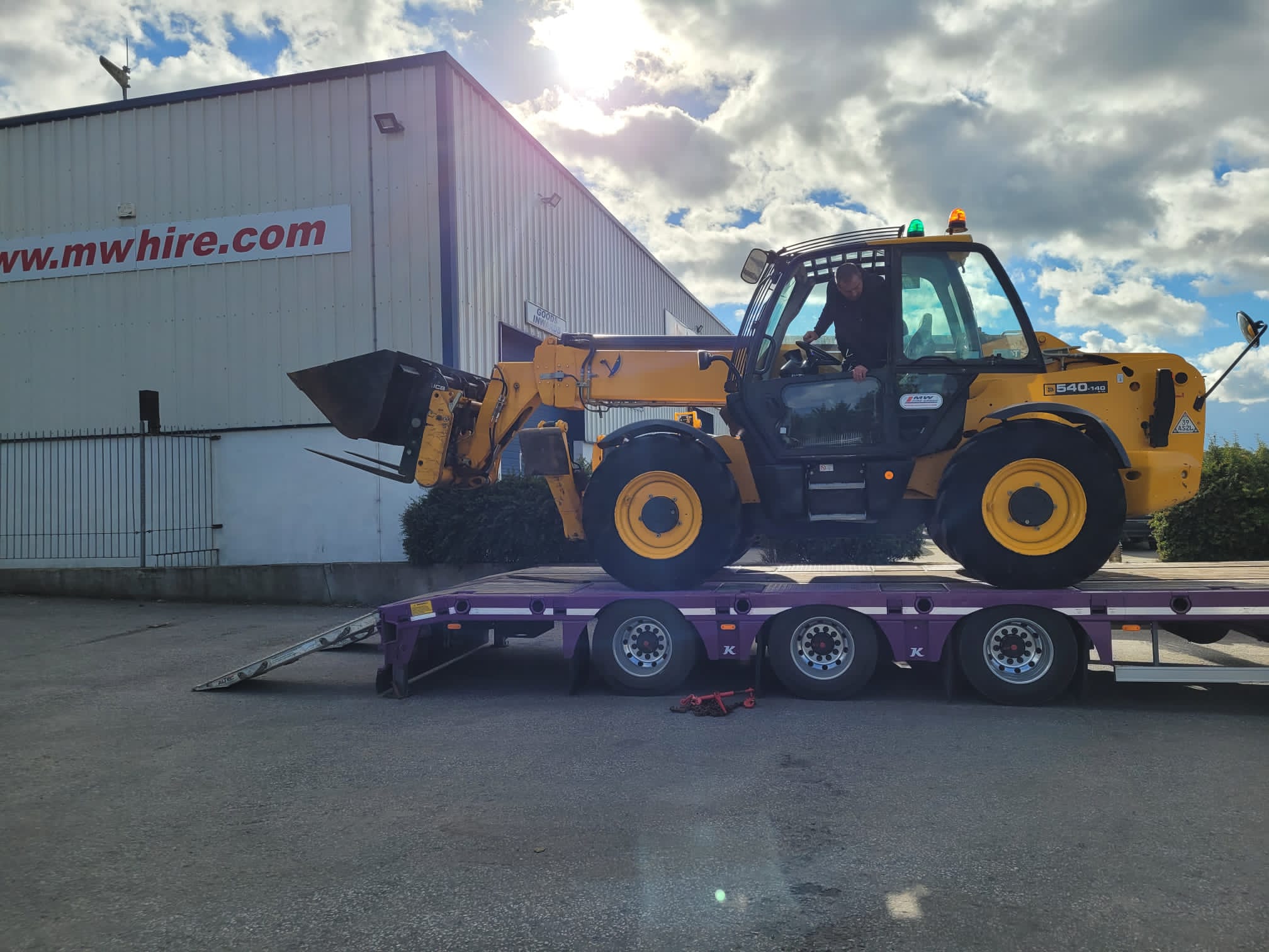 Ex Rental JCB 540-140 SOLD... Customer collecting 