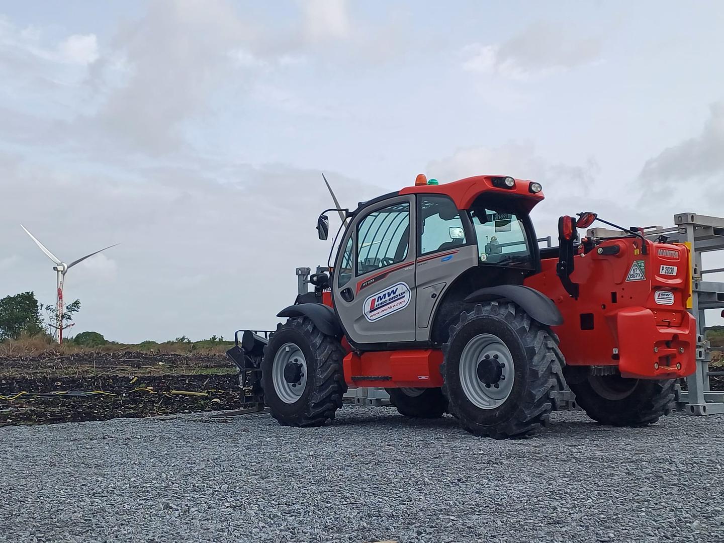 Manitou Telehandler delivered and ready to rock!