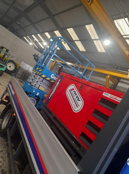 Genie GS1932 Scissor Lift and Himoinsa Generator SOLD 👌 Delivered to a customer in Tipperary 