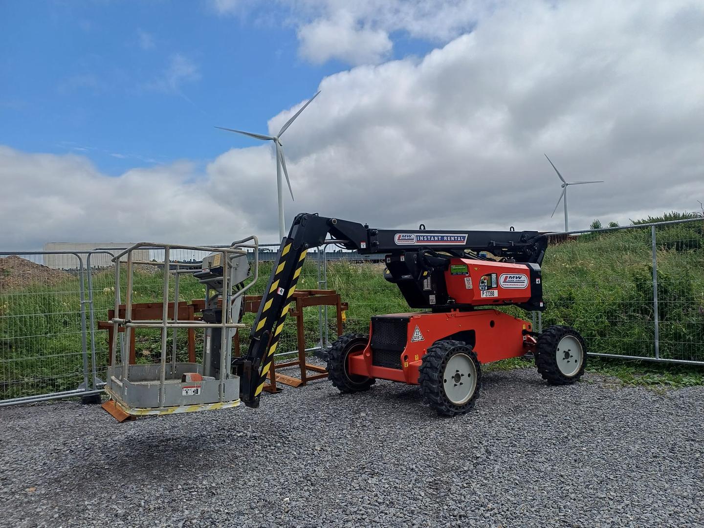 Manitou Boom Lift delivered to wind farm!!
