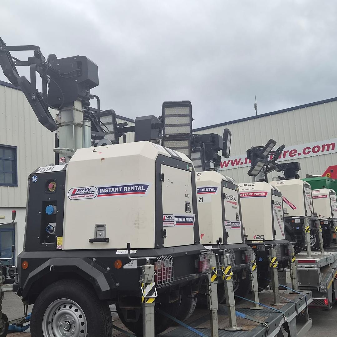 Full load of ex rental tower lights sold and heading to site!🫡🤝