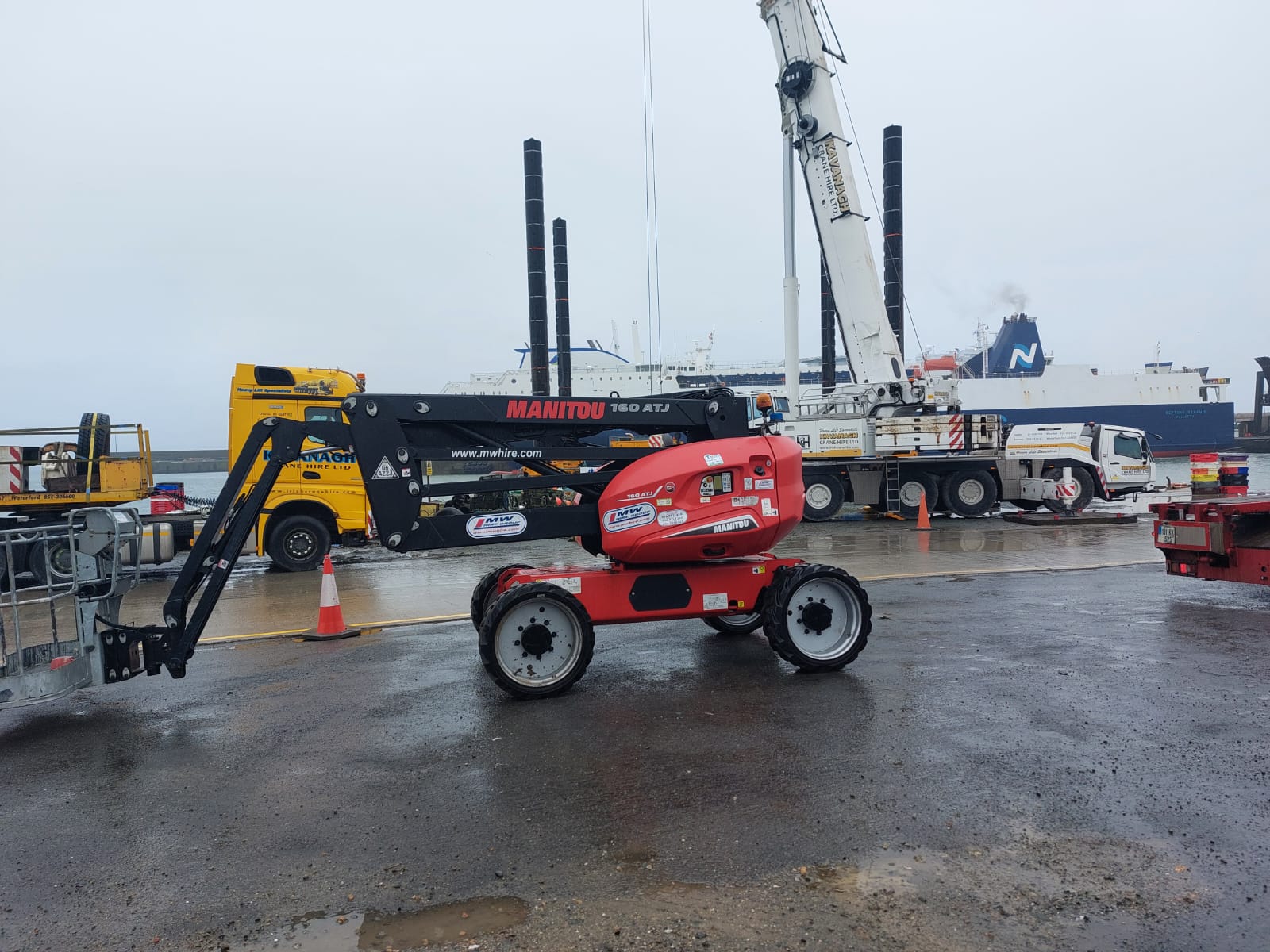 Manitou 160ATJ back at work at Rosslare Port