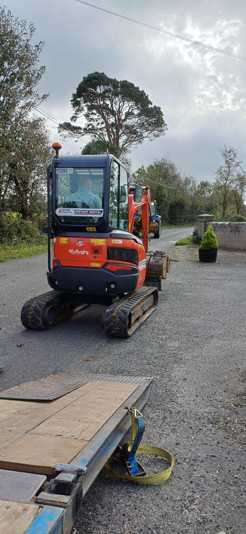 Kubota Excavator on site getting the work done! 👌
