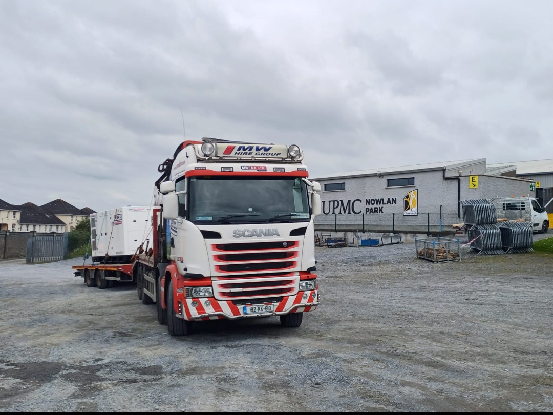 Early morning delivery to Nolan Park in advance of the boss gig this weekend.