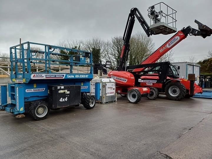 Genie  lift! Generac tower light! Manitou lift! Manitou Telehandler! Delivered to factory!