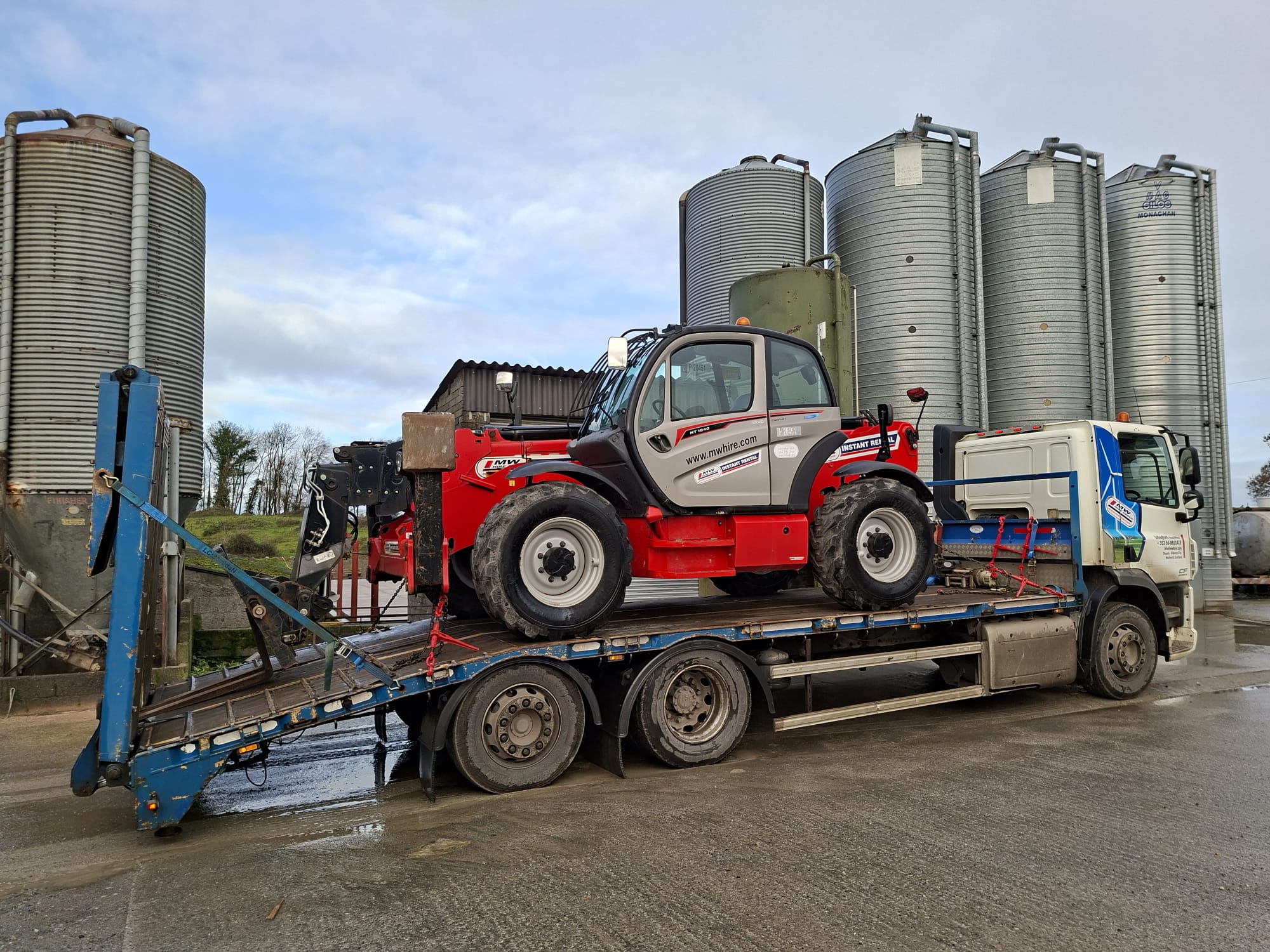 Manitou MT 1840 Delivered for hire job!👊👊