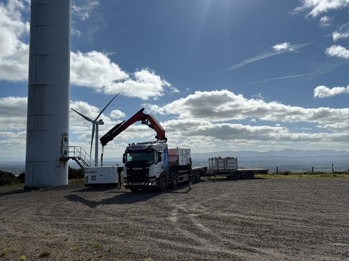 Full load delivered to local wind farm!