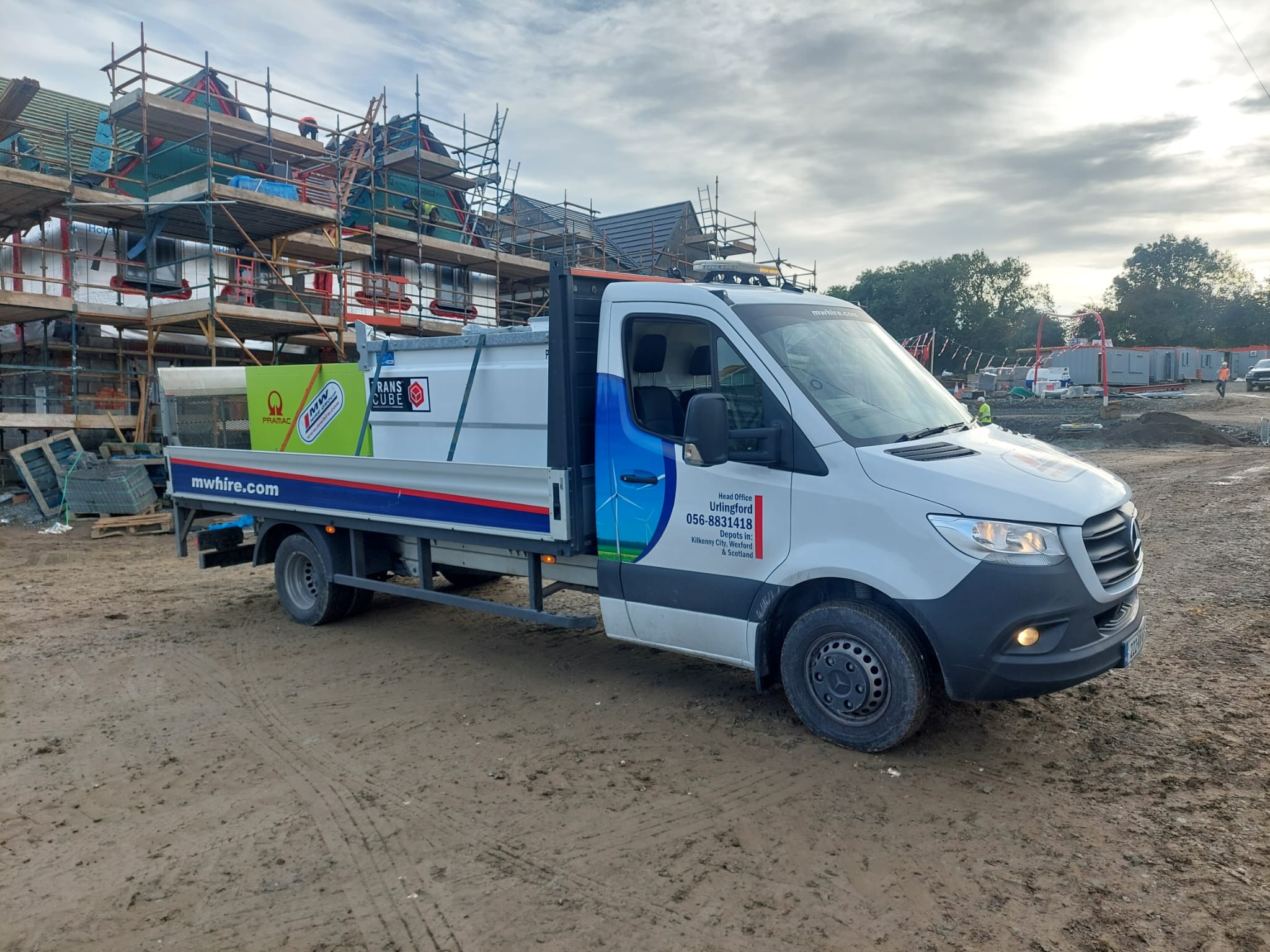 New 22 KVA Pramac & 2000 litre Western fuel tank SOLD ... being dropped off to our customer in Co Kildare