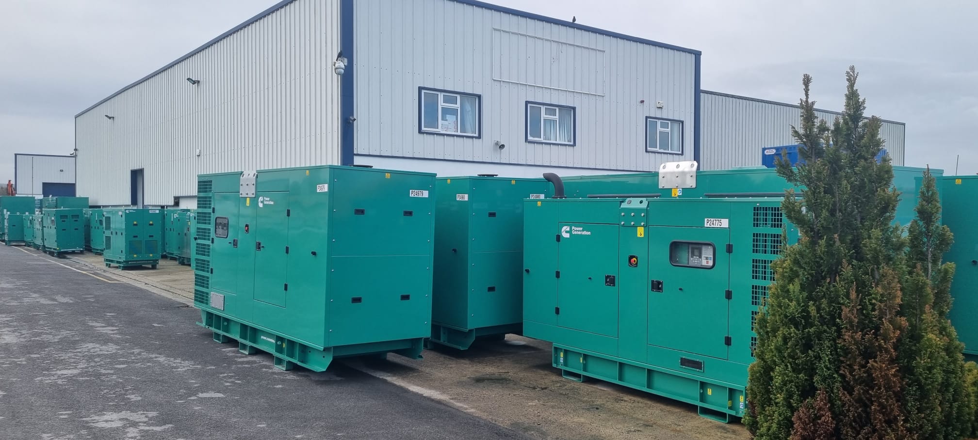 Large range of Cummins Generators from 22KVA to 900KVA in stock