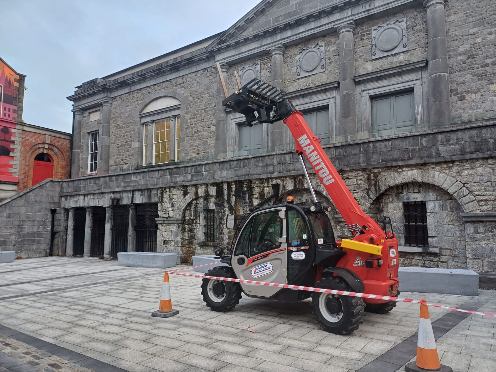 6 Meter manitou out on hire from our Kilkenny depot 
