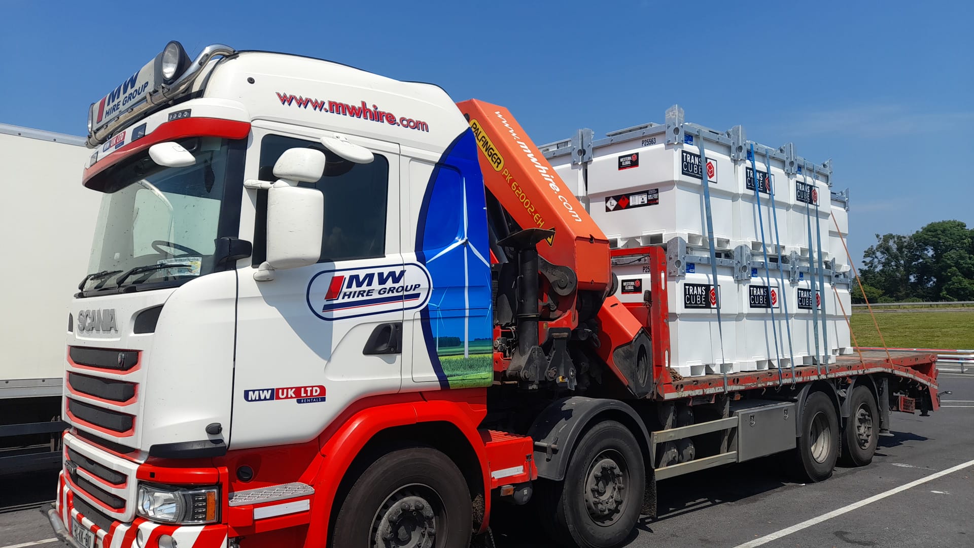 New tanks sold and heading to a customer in Dublin