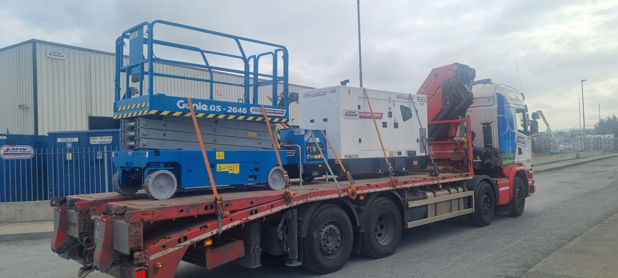 Ex rental Genie 2646 SOLD and being delivered. Also Two Generators on the way to a rental project.