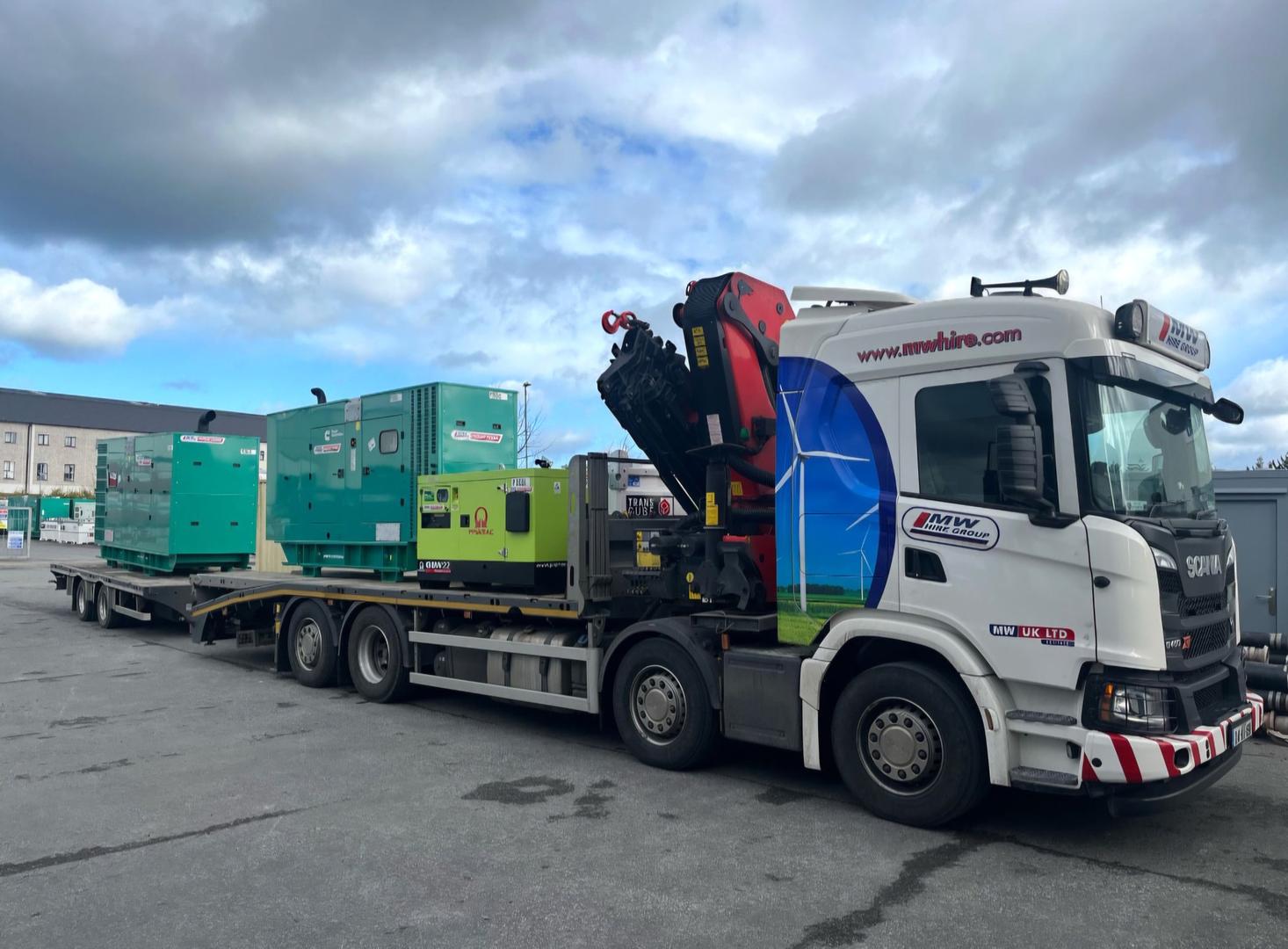 Load of Generators Sold... Heading West!  #Mix of Cummins and Pramac