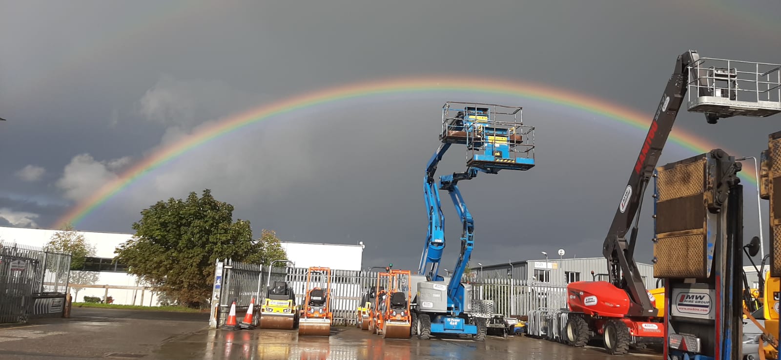 Looking out from our Kilkenny City Depot thanks to Driver Mick Ryan