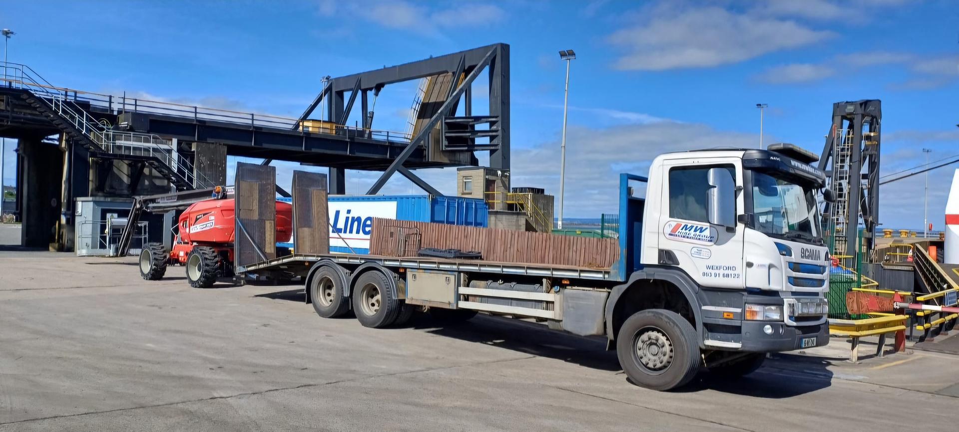 Manitou 160ATJ Boom Lift delivered to rental job!