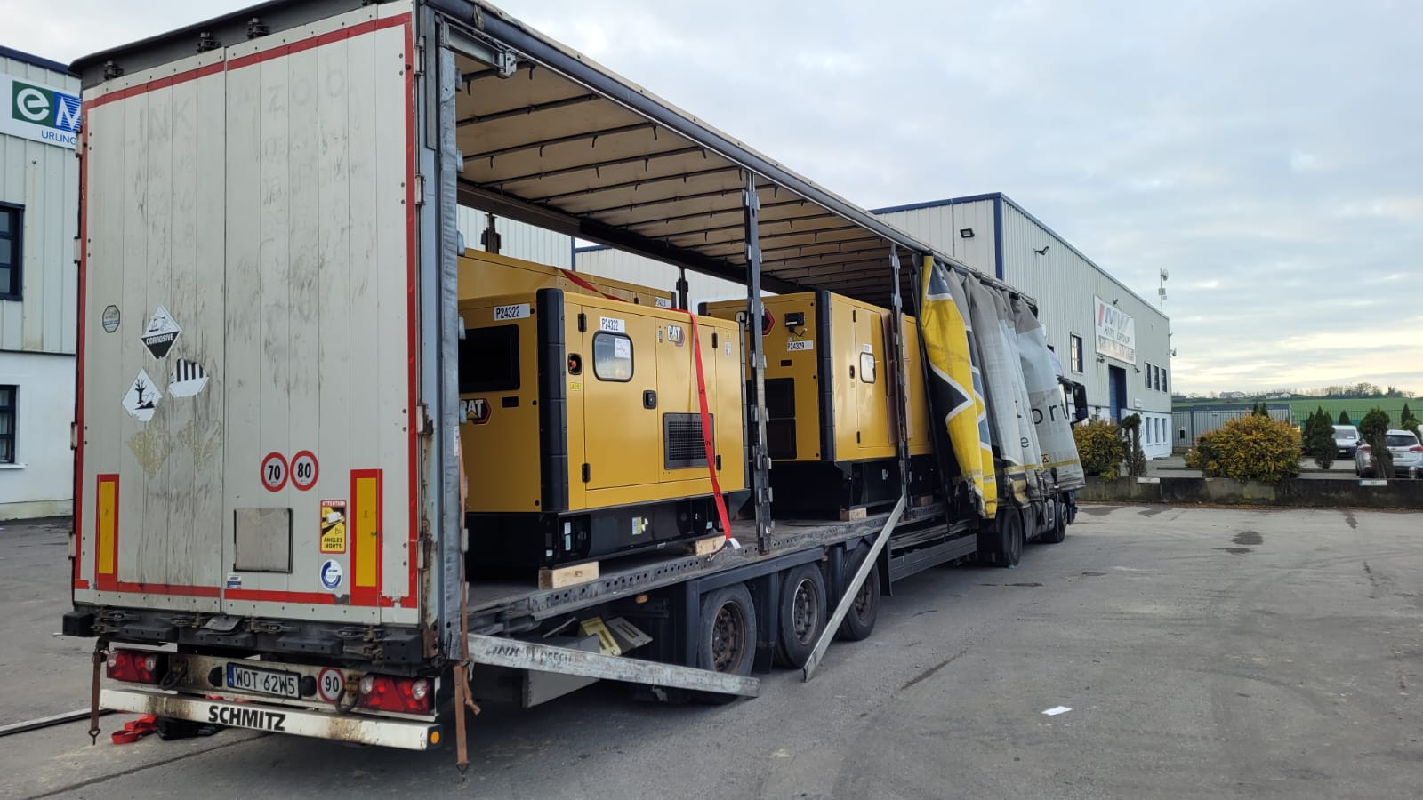 CAT Generator Export - European customer loaded with New CAT Generators
