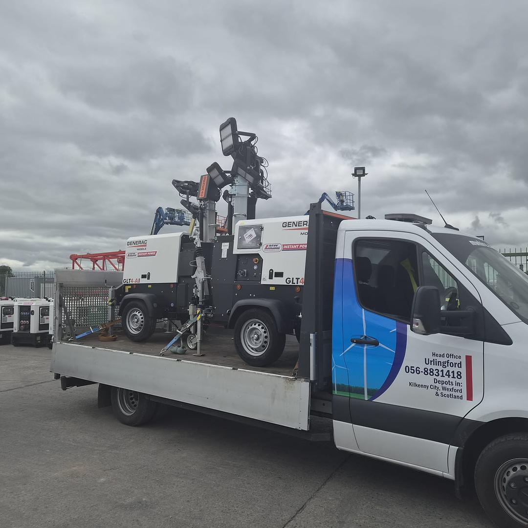 2 x Hybrid Generac GTL4 Lighting towers sold.... on there way to our customer in Co Clare
