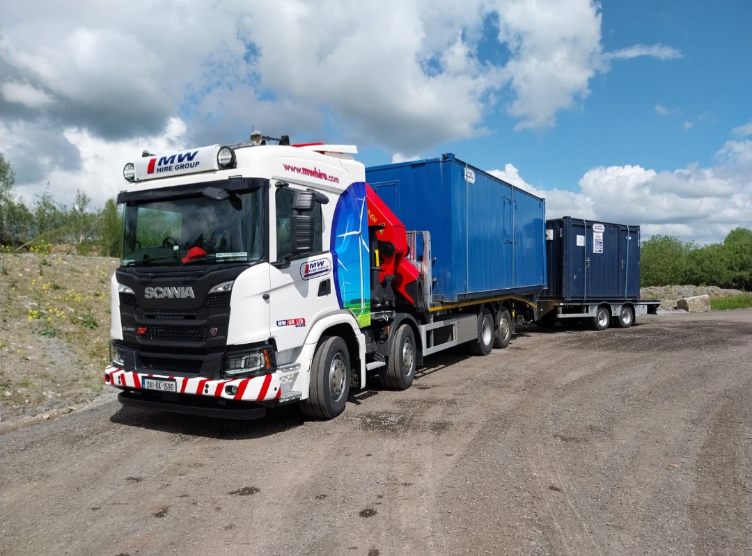 Our new Scania G450 truck on the road today ex Urlingford.