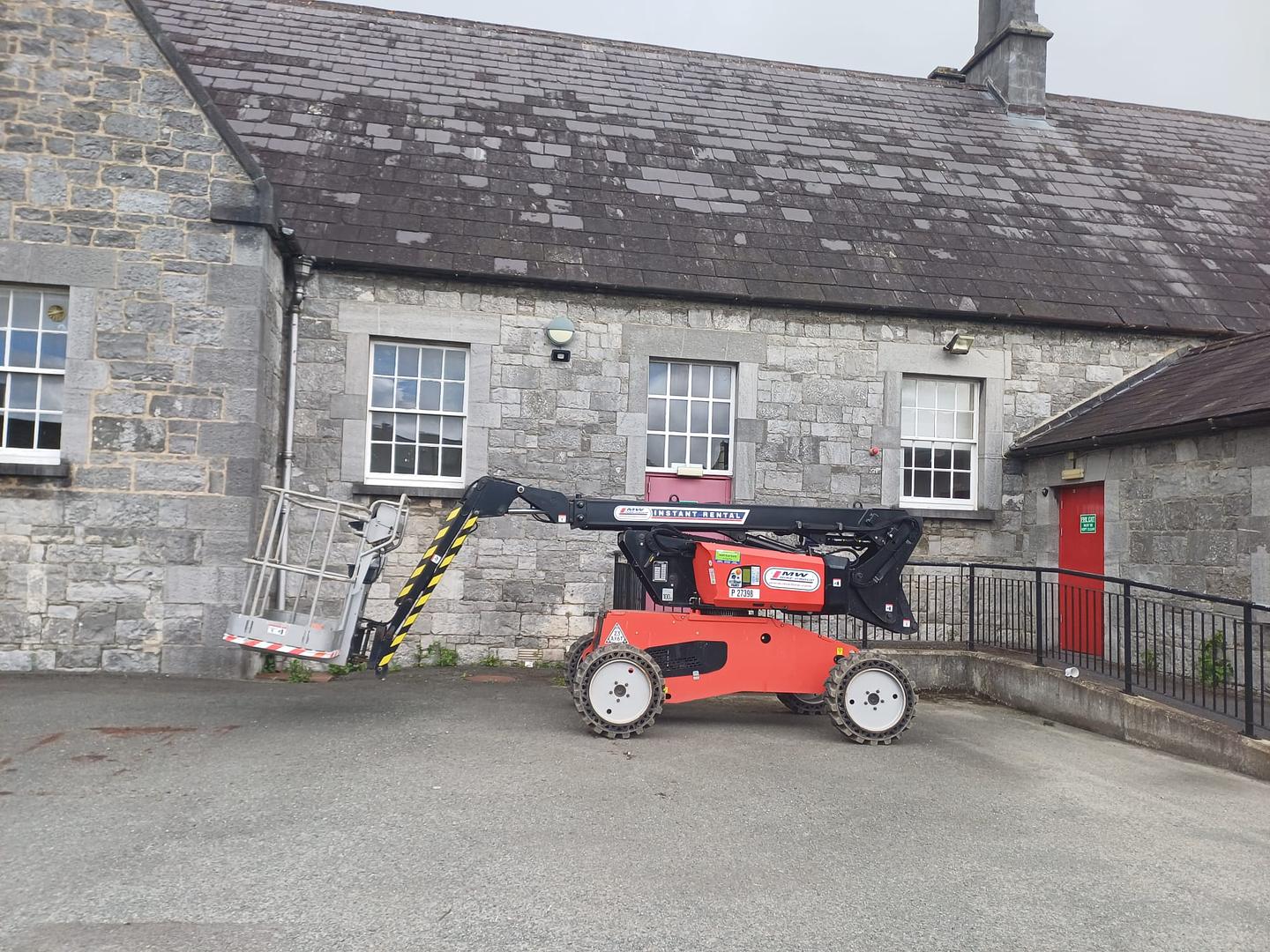 Manitou Mango Boom Lift 33ft delivered to rental job!
