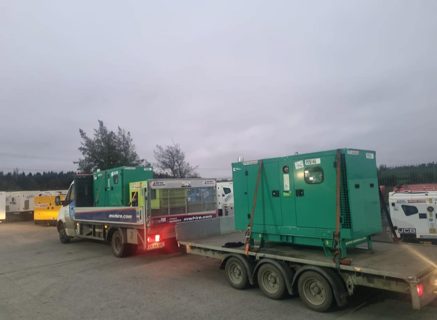 Generators sold! loaded up for delivery to 3 of our customers