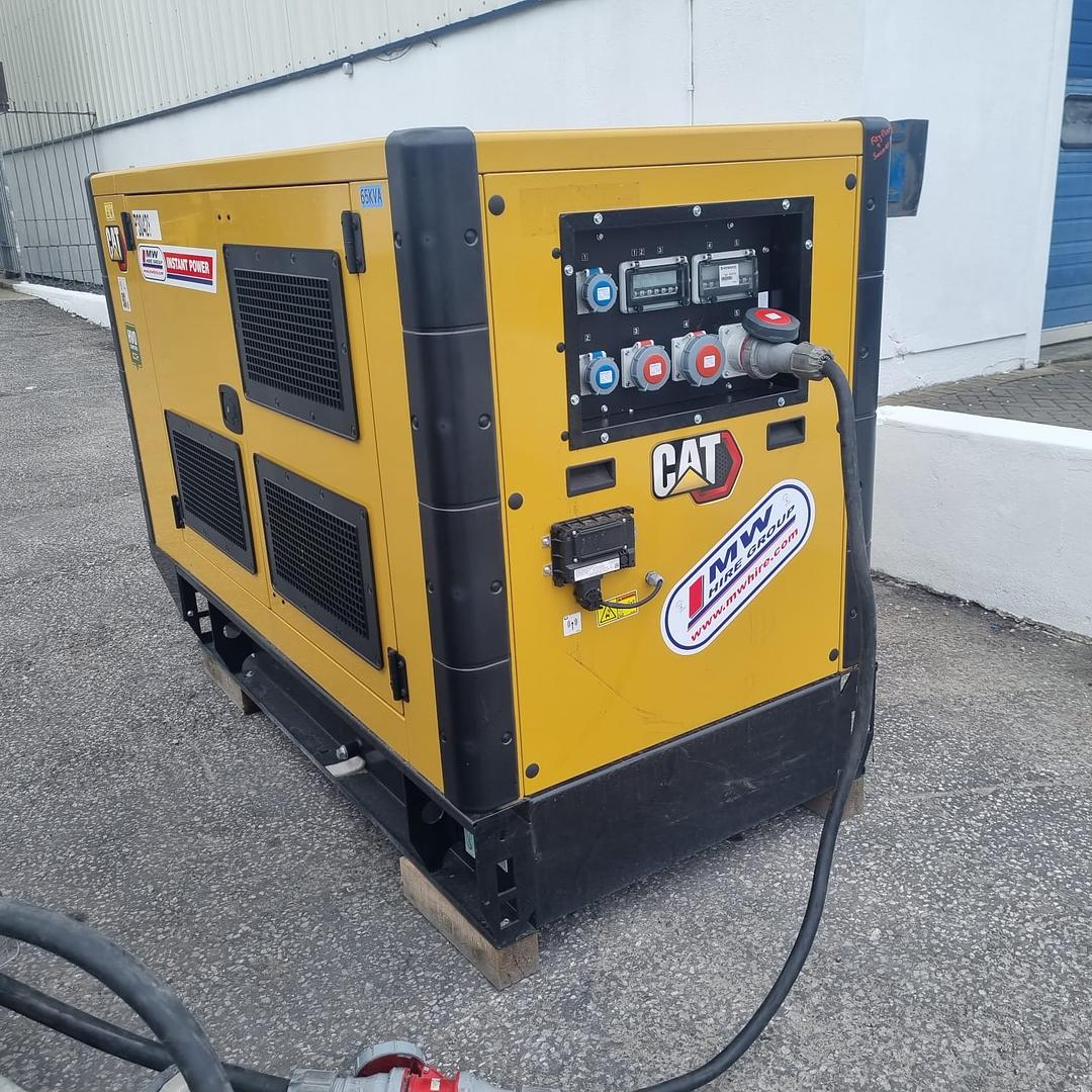 New CAT 65 KVA on load test prior to Delivery