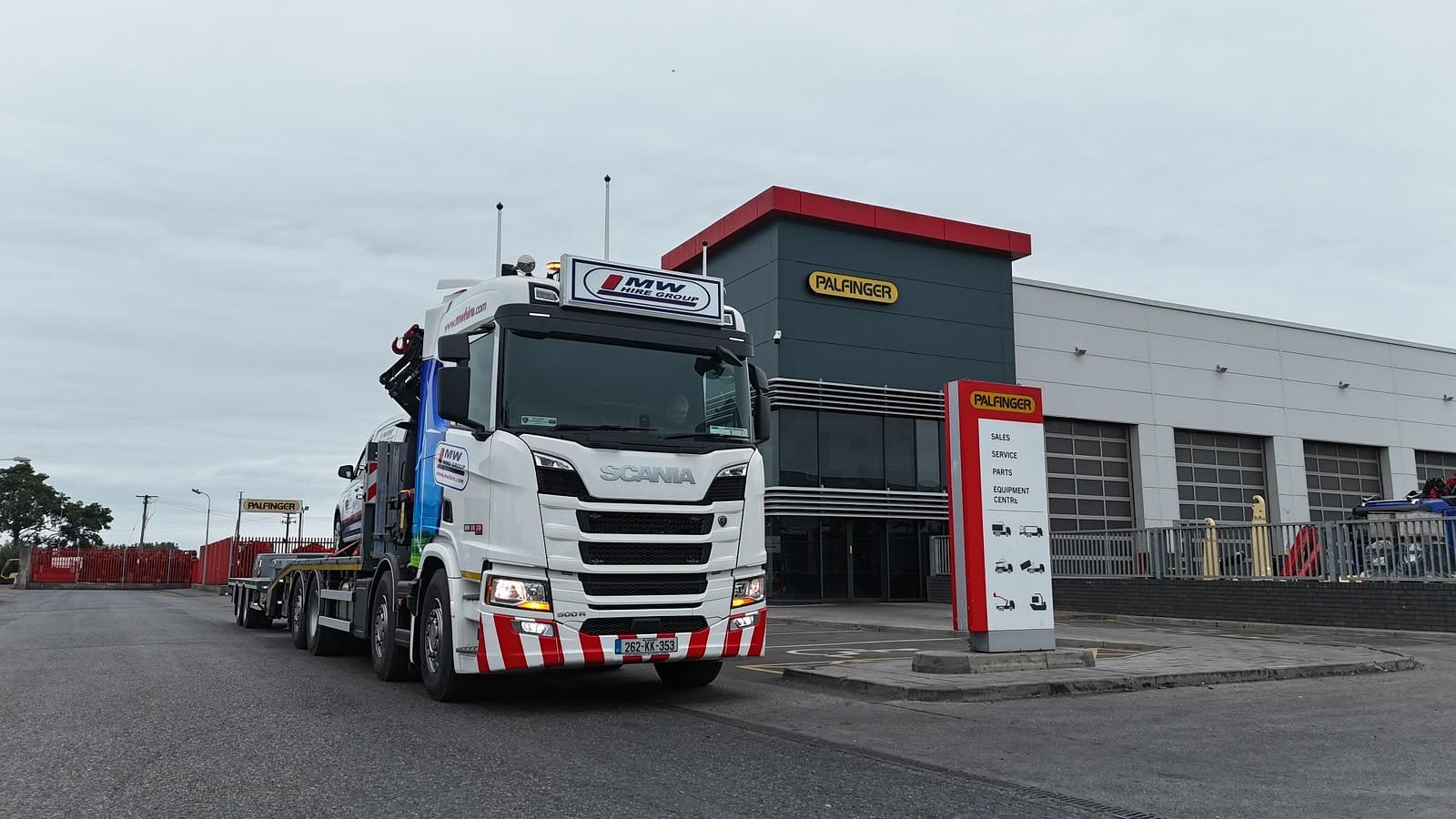 MW Hire Group Expands Fleet with New Scania Truck