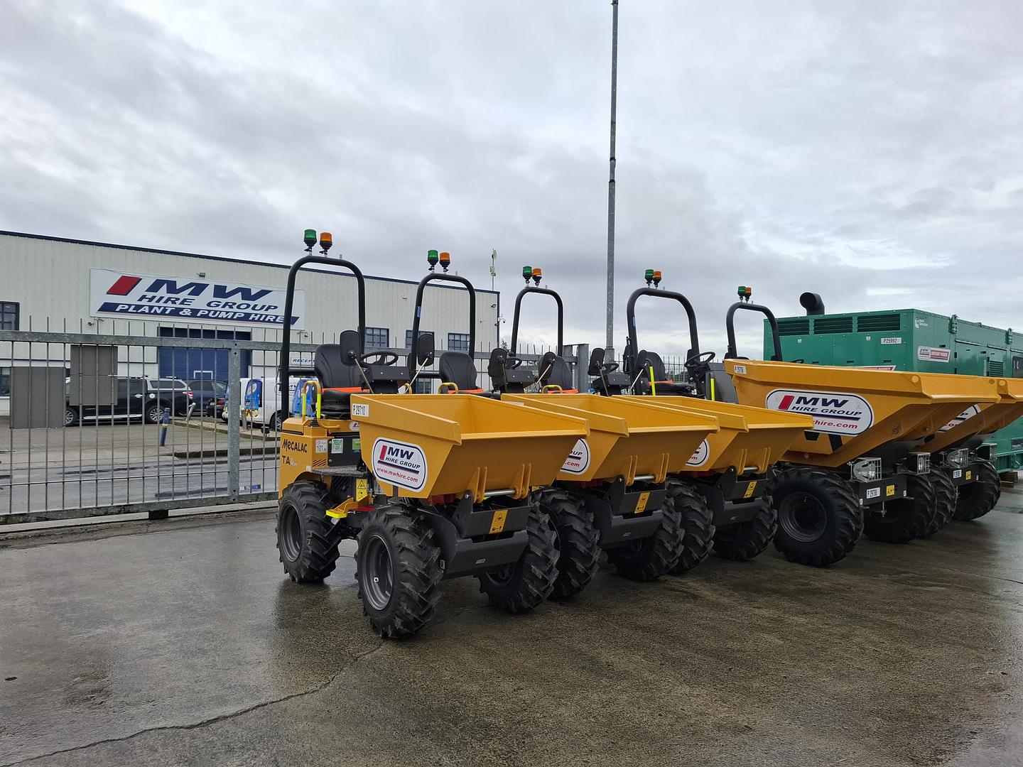 Mecalac 1 ton and 3 ton dumpers arrived and added to hire fleet!!