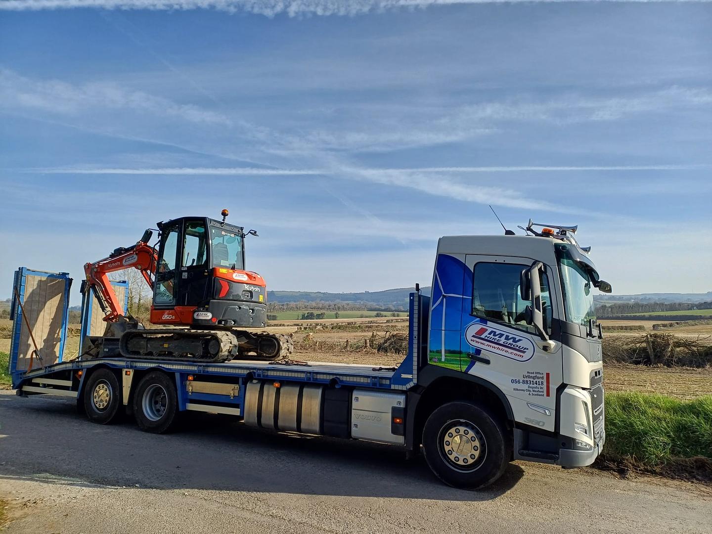 Kubota U50-5 delivered and ready for work!