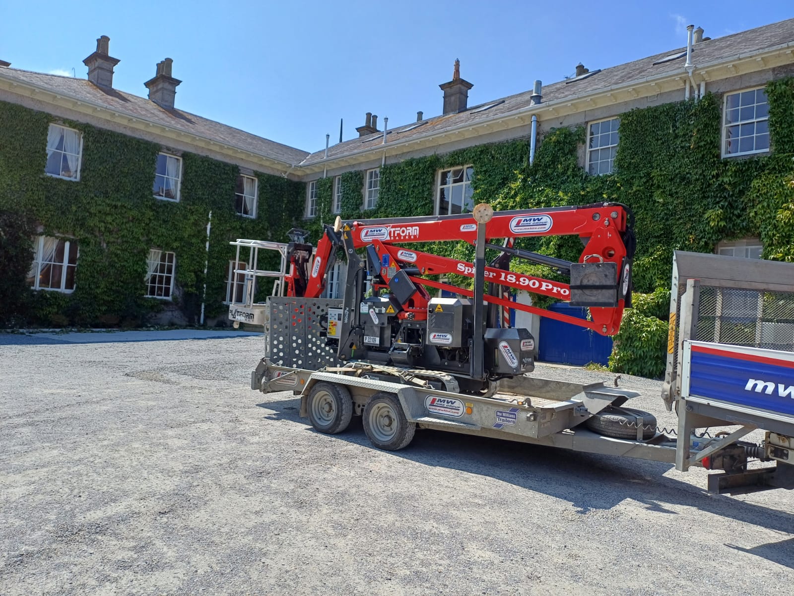 Spider 18.90 Pro out on hire from our Wexford depot 