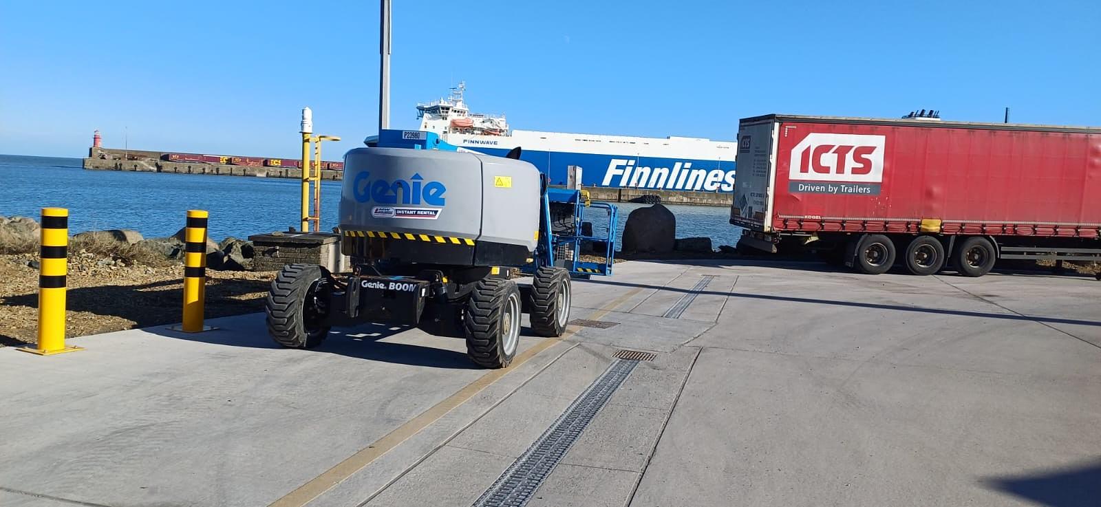 Genie Boom Lift delivered and put to work!