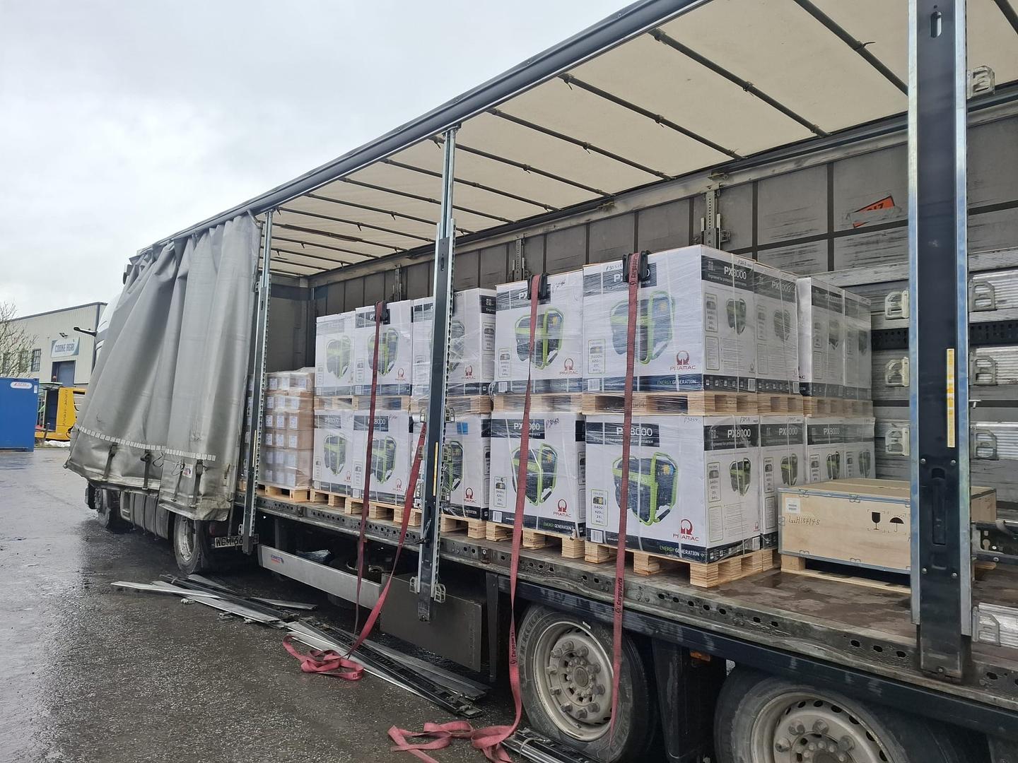 40 x Pramac PX8000s sold to a customer in Slovakia