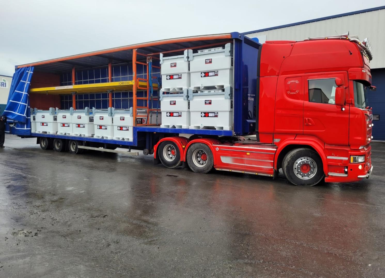Load of new Western 2000 & 3000 litre tanks Sold. Heading to our customer in Dublin