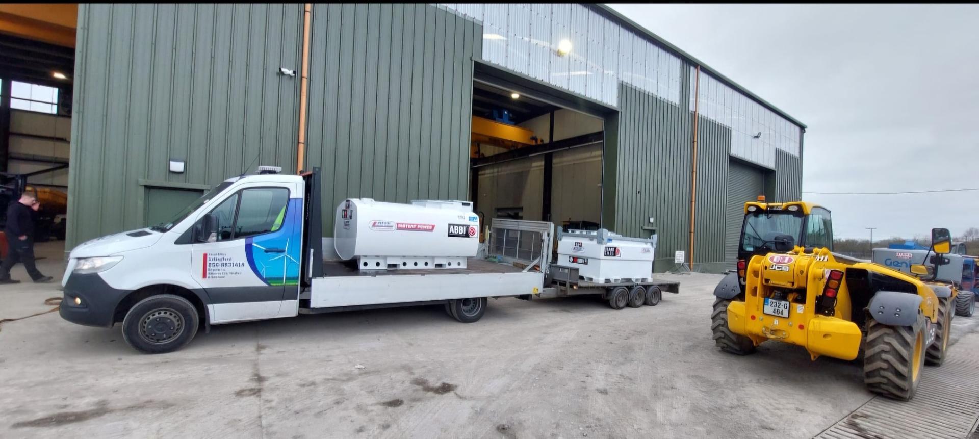 2 x new Western Fuel tanks SOLD to a Galway based company